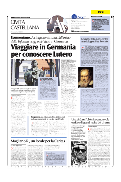 Avvenire - pagina diocesana del 03/04/2016